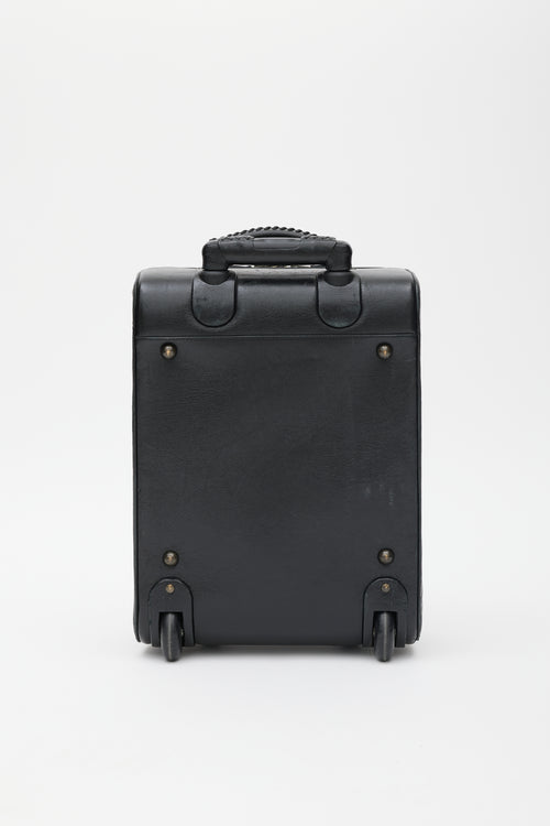 Balenciaga Black & Gold Leather City Suitcase
