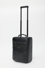 Balenciaga Black & Gold Leather City Suitcase