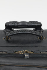 Balenciaga Black & Gold Leather City Suitcase
