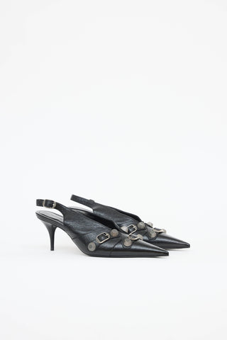 BalenciagaCagole Stud Slingback Pump