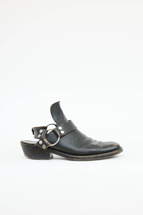 Balenciaga Distressed Santiago Mule