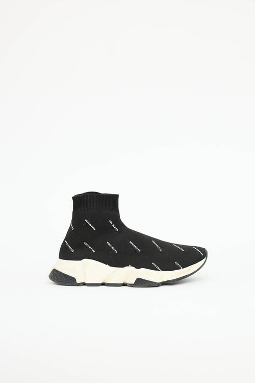 Balenciaga Monogram Speed Knit Sneaker
