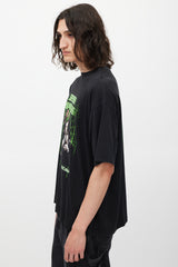 Balenciaga Black & Multicolour Speedhunters T-Shirt
