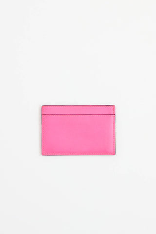 Balenciaga Leather Neon Cardholder