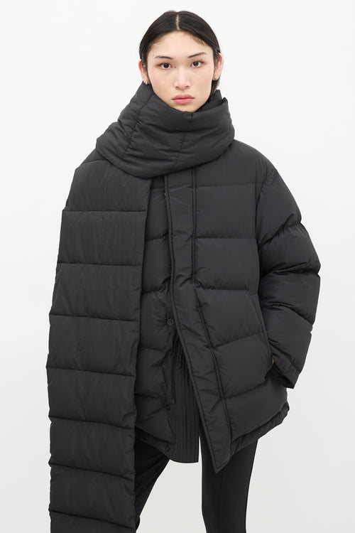 Balenciaga Black Quilted Puffer Coat