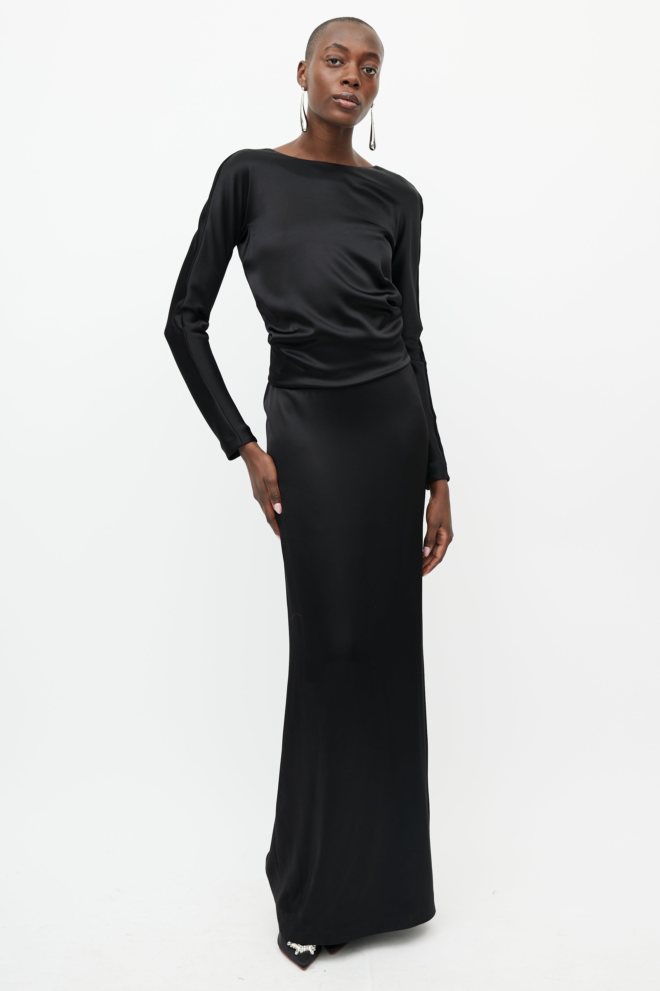 balenciaga backless dress Asymmetric Draped Red Dress Balenciaga