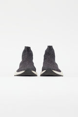 Balenciaga Black & Silver Metallic Knit Speed Sneaker