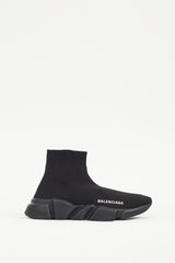 Balenciaga Black & White Speed Knit Sneaker