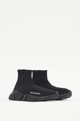 Balenciaga Black & White Speed Knit Sneaker