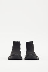 Balenciaga Black & White Speed Knit Sneaker