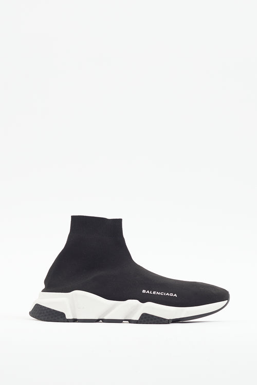Balenciaga Black Speed Knit Sneaker