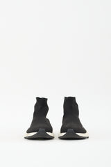Balenciaga Black & White Speed Knit Sneaker