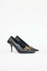 BalenciagaBB Croc Square Pump
