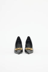 BalenciagaBB Croc Square Pump