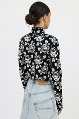 Balenciaga Knit Floral Top