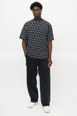 Balenciaga Black & White Logo T-Shirt