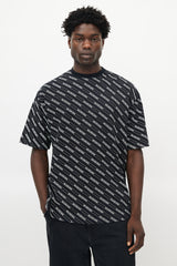 Balenciaga Black & White Logo T-Shirt