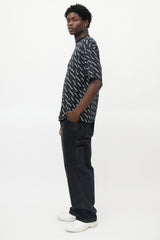 Balenciaga Black & White Logo T-Shirt