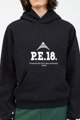 Balenciaga Black & White PE 18 Logo Hoodie