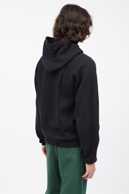 Balenciaga Black & White PE 18 Logo Hoodie