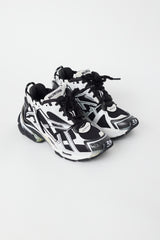 Balenciaga Black & White Runner Sneaker