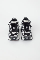 Balenciaga Black & White Runner Sneaker