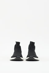 Balenciaga Black & White Speed Knit Sneaker