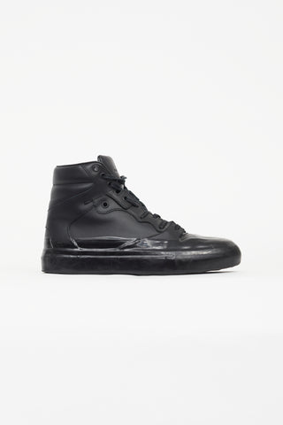 Balenciaga Black Multimatiere Leather Sneaker