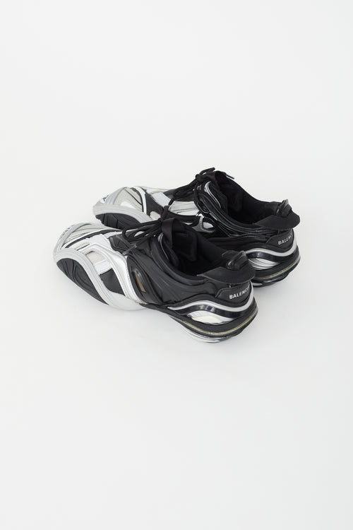 Balenciaga Black & Silver Tyrex Sneaker