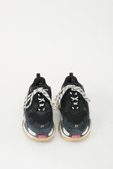 Balenciaga Black & Multi Triple S Sneaker