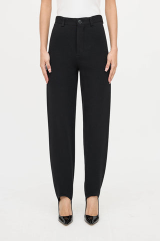 Balenciaga 2018 Wool Pantasocks Taperd Trouser