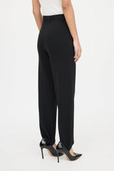 Balenciaga 2018 Wool Pantasocks Taperd Trouser