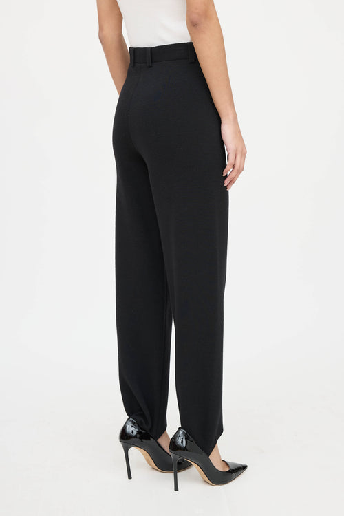 Balenciaga 2018 Wool Pantasocks Taperd Trouser