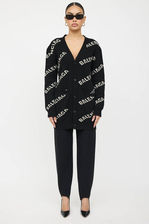 Balenciaga 2018 Wool Pantasocks Taperd Trouser