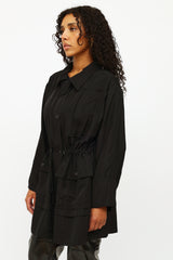 Balenciaga Black Silk Jacket