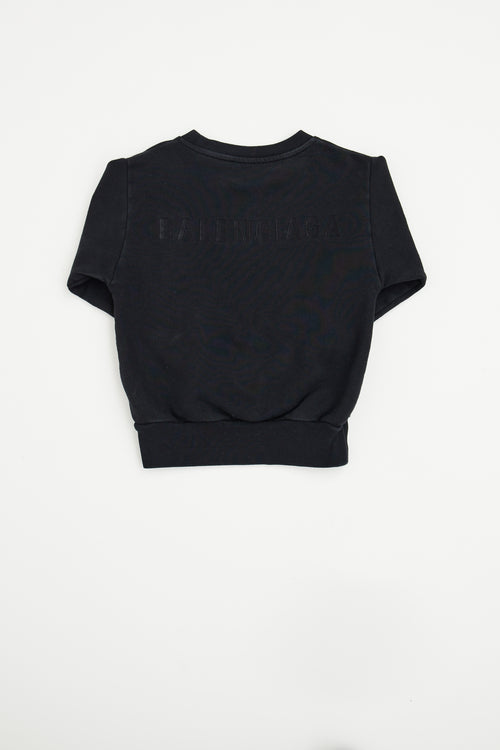 Balenciaga Black Logo Sweater