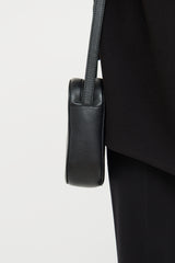 Balenciaga Black Logo Camera Bag