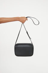 Balenciaga Black Logo Camera Bag