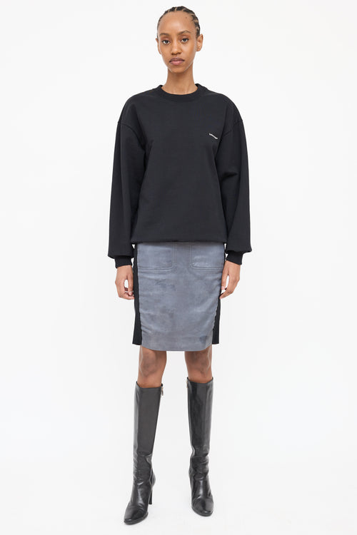 Balenciaga Longsleeve Logo Crewneck