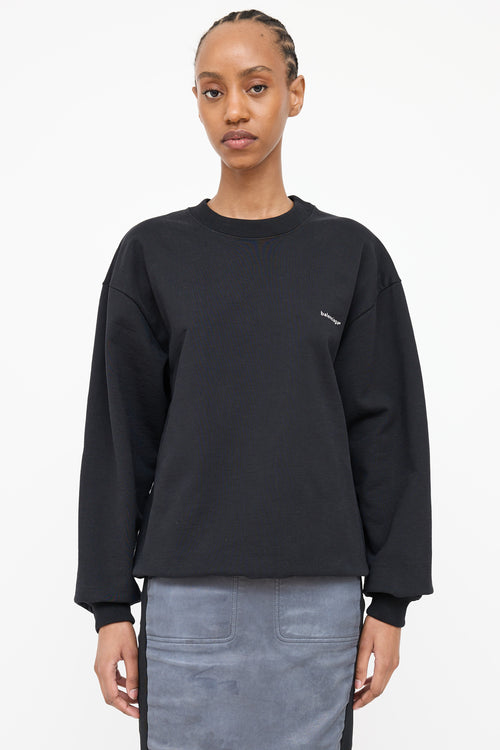 Balenciaga Longsleeve Logo Crewneck