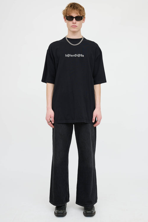 Balenciaga Logo Short Sleeve T-Shirt