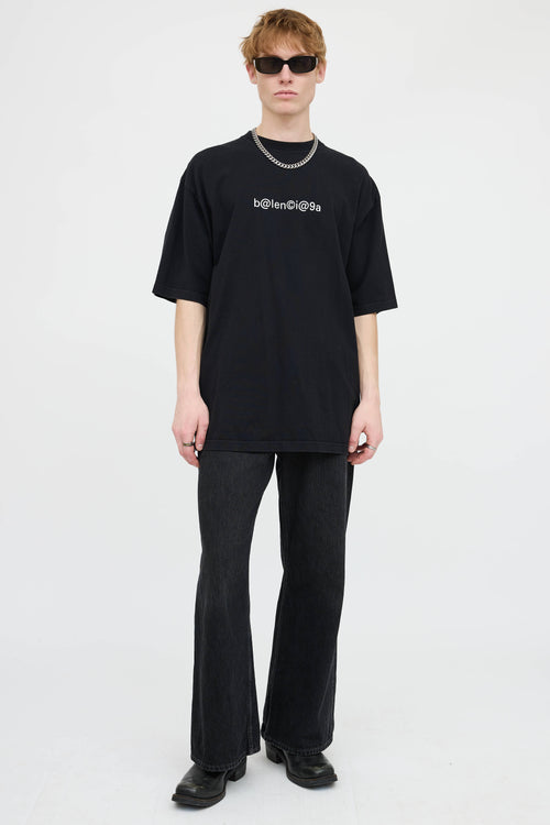 Balenciaga Logo Short Sleeve T-Shirt