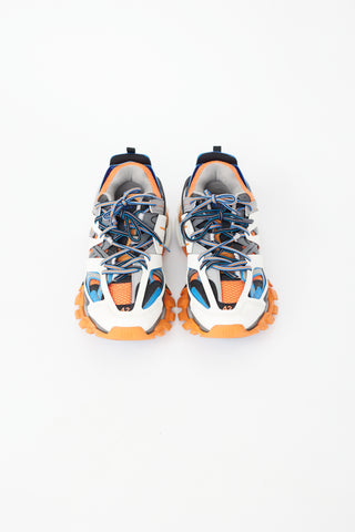 Balenciaga Blue & Orange Track Sneaker