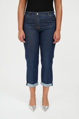 Balenciaga Dark Wash Straight Jeans