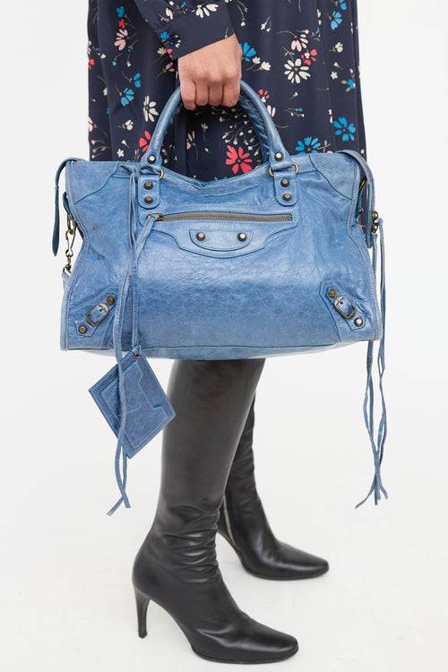 Balenciaga Leather City Bag