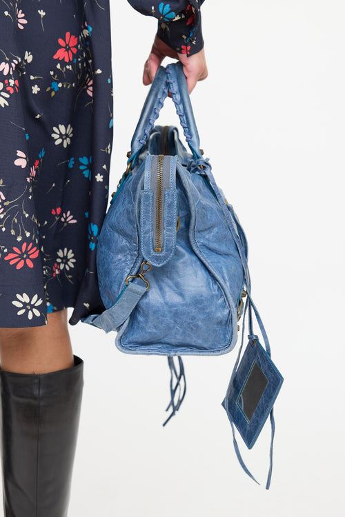 Balenciaga Leather City Bag