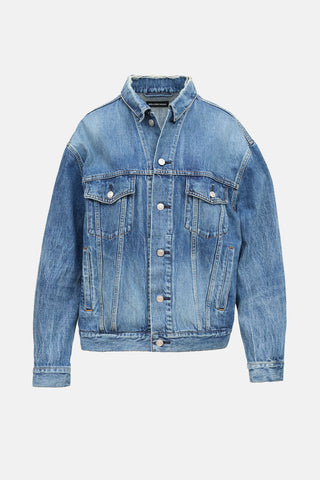 Balenciaga Denim Logo Jacket