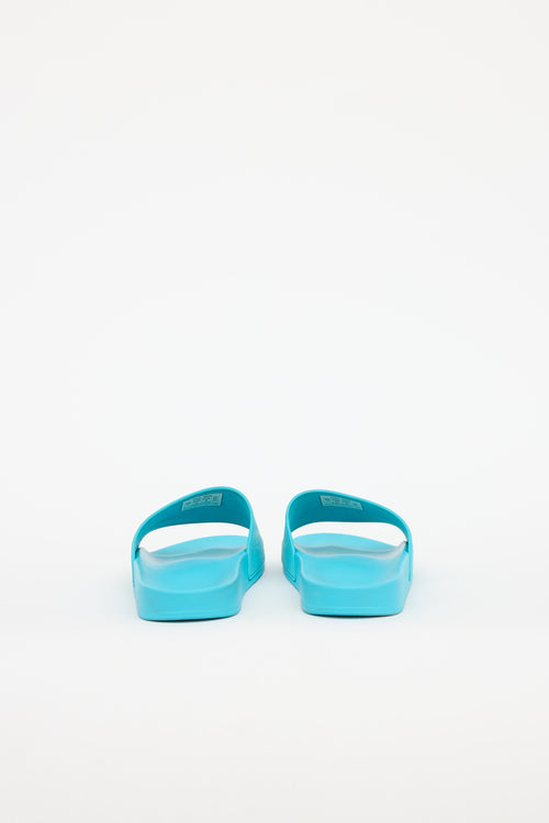 Balenciaga Logo Pool Slide