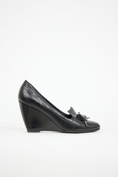 Balenciaga Bow Wedge Heel
