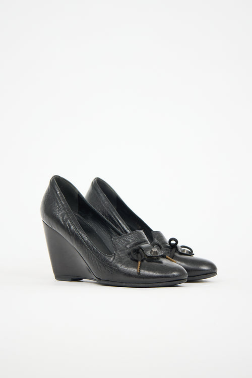 Balenciaga Bow Wedge Heel
